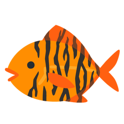 fish and tiger face