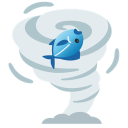 fish and tornado