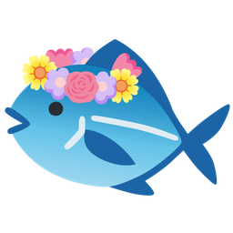 fish and tulip