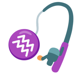 fishing pole and Aquarius