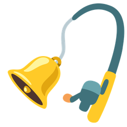 fishing pole and bell