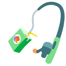 fishing pole and beverage box