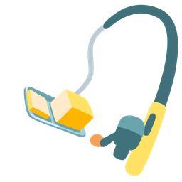 fishing pole and butter