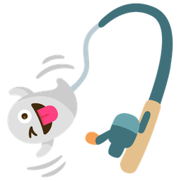 fishing pole and ghost