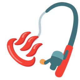 fishing pole and hot springs