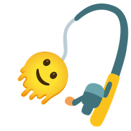 Fishing pole and Melting face