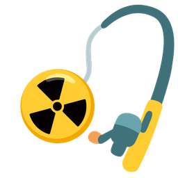 fishing pole and radioactive