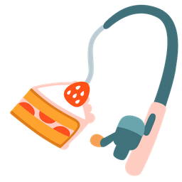 fishing pole and shortcake