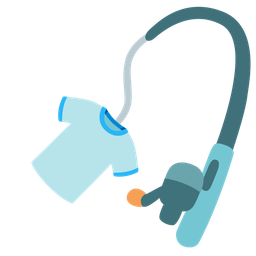 fishing pole and t-shirt