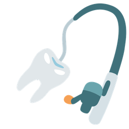 fishing pole and tooth