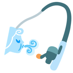 fishing pole and wind face