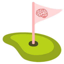 flag in hole and brain