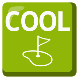 flag in hole and COOL button