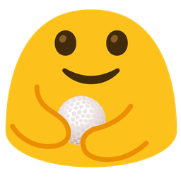 flag in hole and people hugging