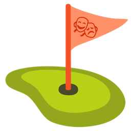 flag in hole and performing arts