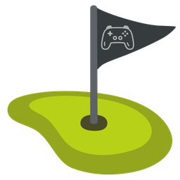 flag in hole and video game