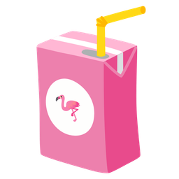 flamingo and beverage box