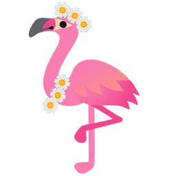 flamingo and blossom