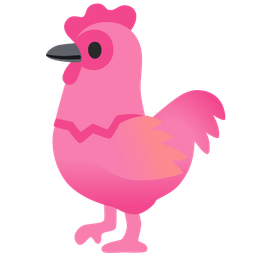 flamingo and chicken