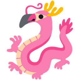 flamingo and dragon
