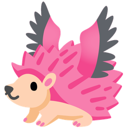 flamingo and hedgehog