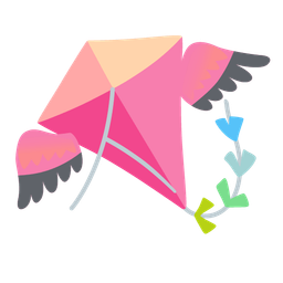 flamingo and kite
