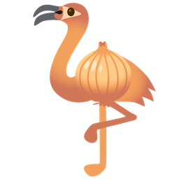flamingo and onion