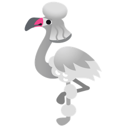 flamingo and poodle