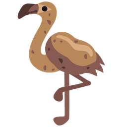 flamingo and potato
