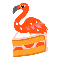 flamingo and shortcake