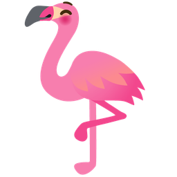 Flamingo and Smiling face