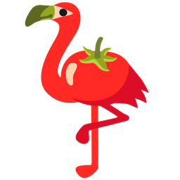 flamingo and tomato