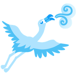 flamingo and wind face