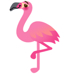 flamingo and woozy face