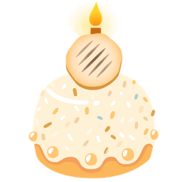 flatbread and birthday cake