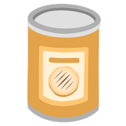 flatbread and canned food