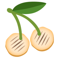 flatbread and cherries