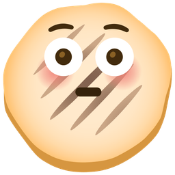 flatbread and flushed face