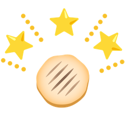 flatbread and glowing star