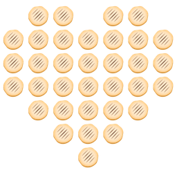 flatbread and heart suit