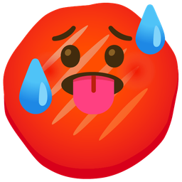 flatbread and hot face