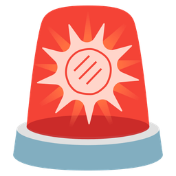 flatbread and police car light