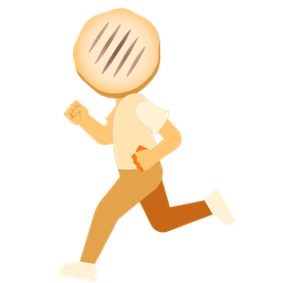 flatbread and running shoe