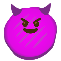 flatbread and smiling face with horns