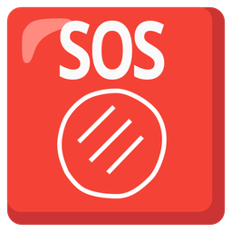 flatbread and SOS button