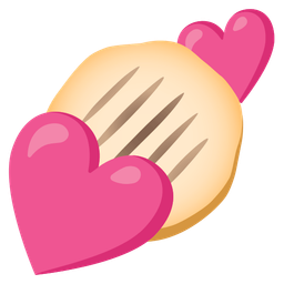 flatbread and two hearts