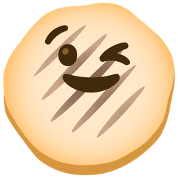 Flatbread and Winking face