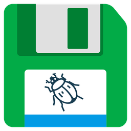 Floppy disk and Beetle