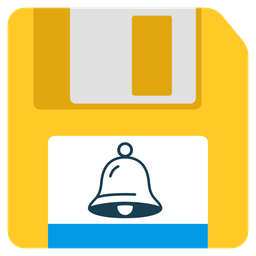 Floppy disk and Bell