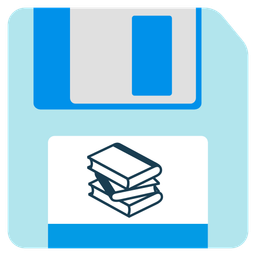 Floppy disk and Books